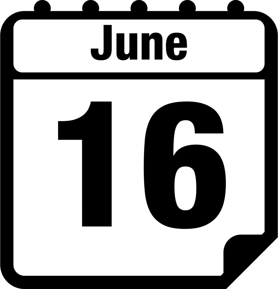 944x980 June Daily Calendar