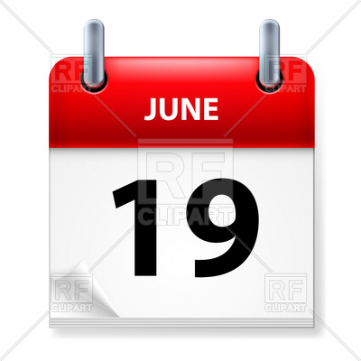 400x400 Of June On Calendar Icon Vector Image Of Calendars, Layouts