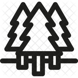 256x256 Jungle Icon Of Line Style