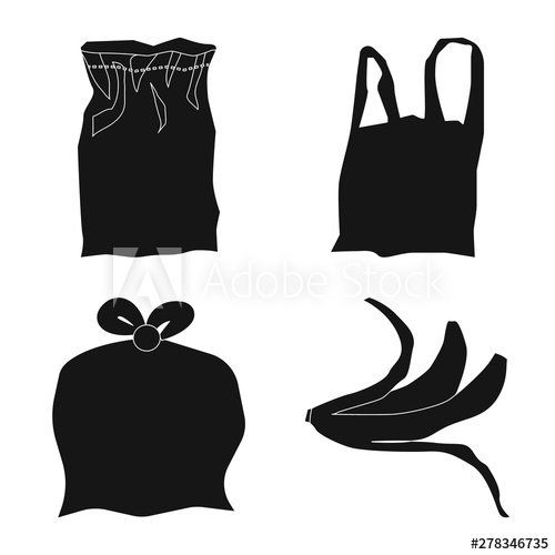 500x500 Vector Illustration Of Refuse And Junk Icon Set Of Refuse