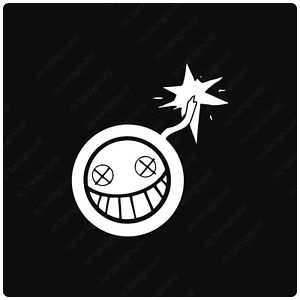 300x300 Junkrat Grenade Overwatch Icon Spray Decals Stickers, Overwatch