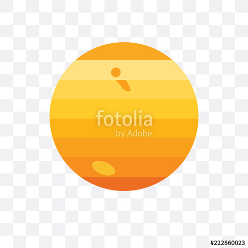 500x500 Jupiter Icon Isolated On Transparent Background Simple
