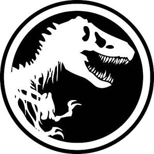 300x300 Jurassic Park Decal T Rex Dinosaur Tyrannosaur Sticker Ebay