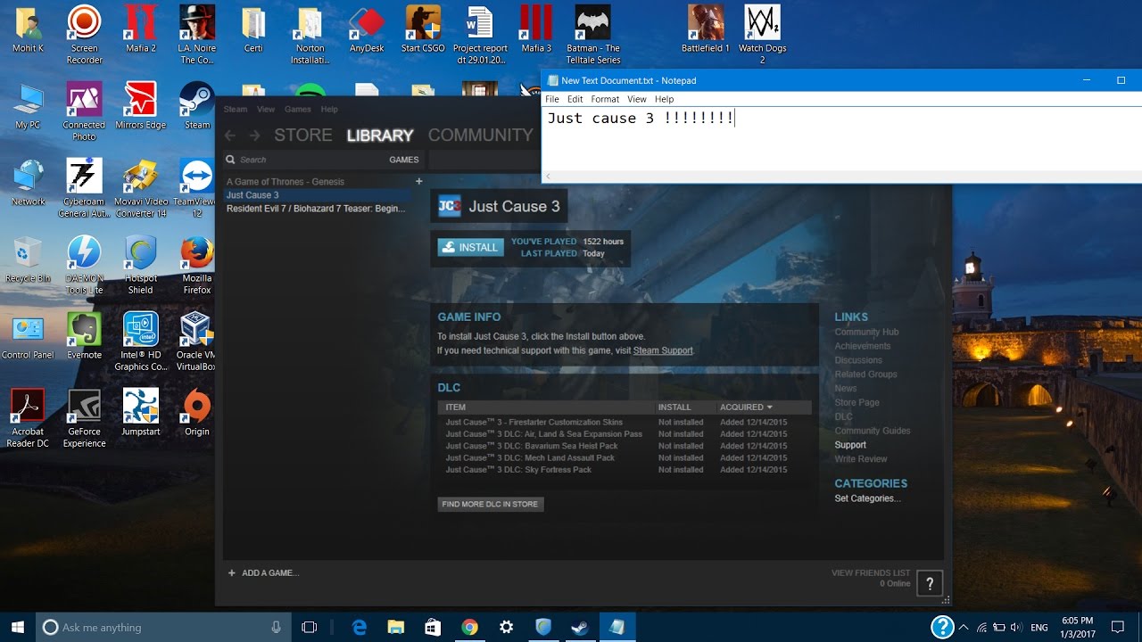 1280x720 Just Cause Free Offline Activation !!!!