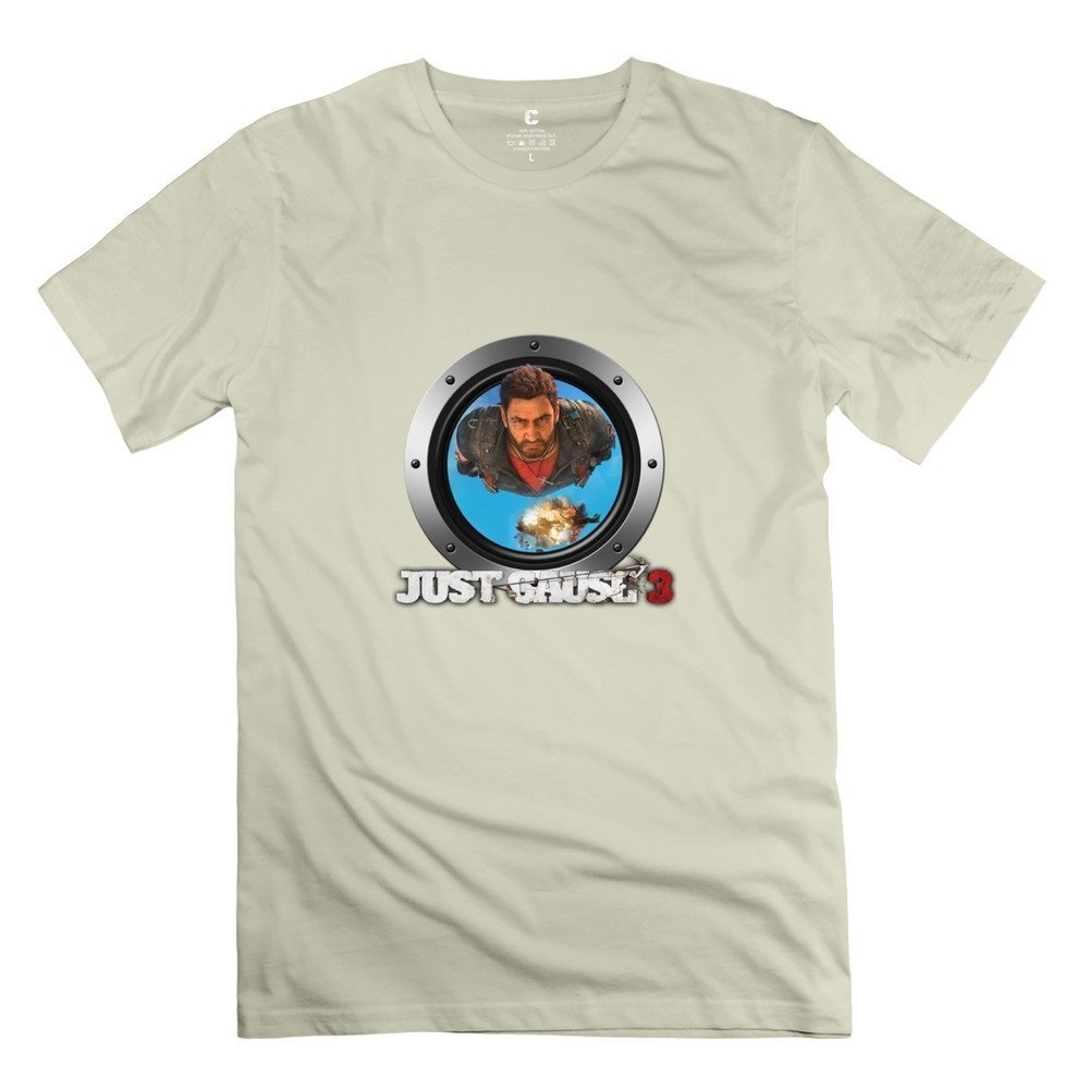 1000x1000 Just Cause Icon Cool Roundneck Natural Shirt