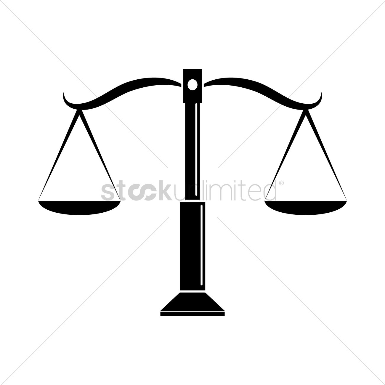 1300x1300 Scales Of Justice Icon Vector Image