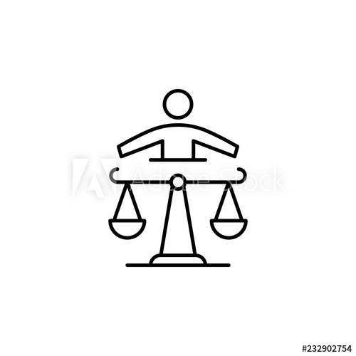 500x500 Balance, Justice Icon Element Of Professional Icon For Mobile