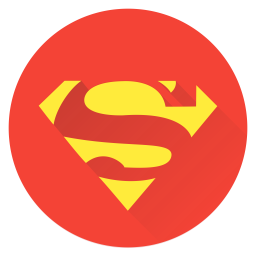256x256 Superman, Dc, Superhero, Hero, Justice, League, Earth, Saver Icon