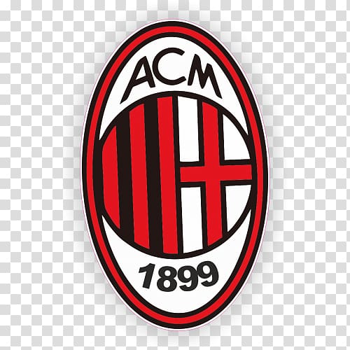 500x500 White, Blackand Red Acm Icon Art, A C Milan Dream League Soccer
