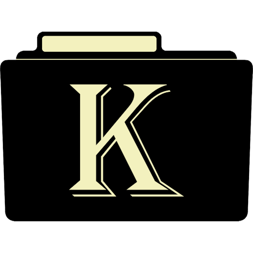 512x512 K Icon Alphabet Folder Iconset Aaron Sinuhe