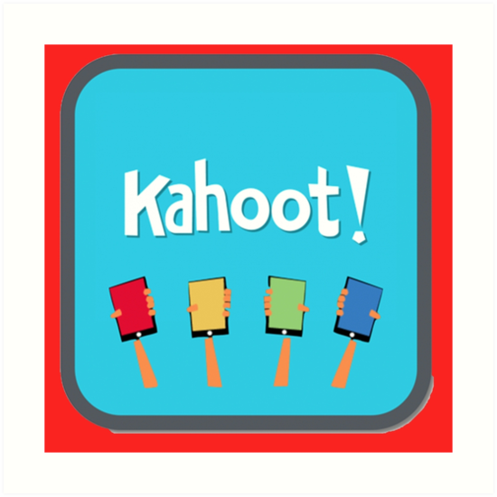 550x550 Kahoot Game Icon Art Print