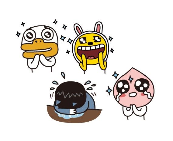 569x466 Kakao Talk Emoticon Free Vector Logo Design Vector Image