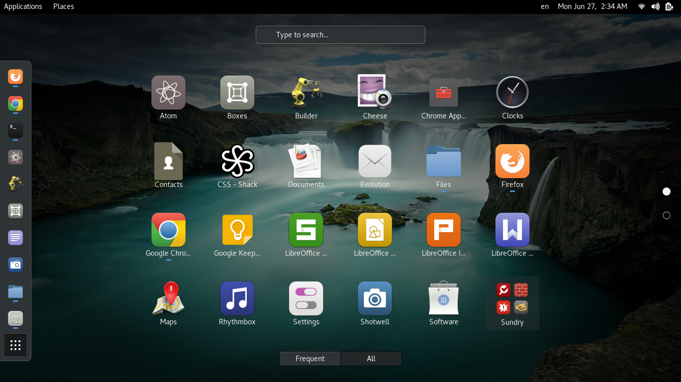 1366x768 Fedora Vibrancy Kali Linux Icon