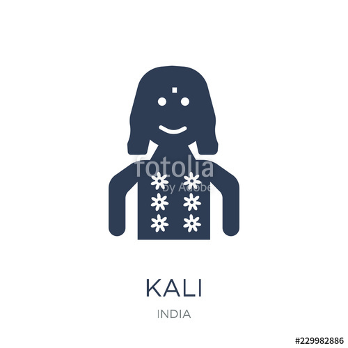 500x500 Kali Icon Trendy Flat Vector Kali Icon On White Background