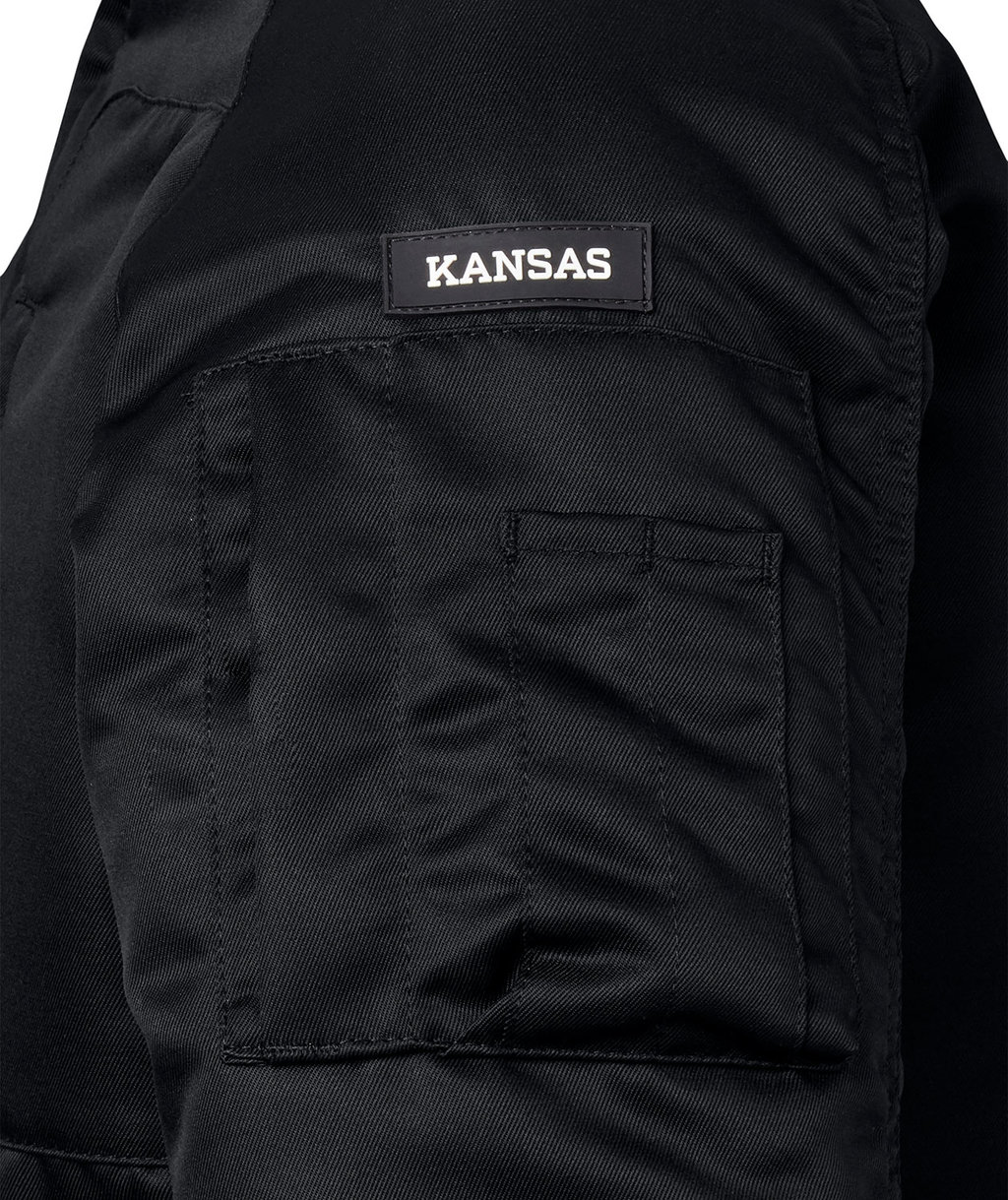 1024x1219 Kansas Icon X Pilot Jacket, Dirt Resist, Black