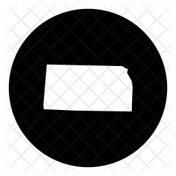 256x256 Kansas Icon Of Glyph Style