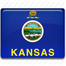 256x256 Flag, Kansas Icon