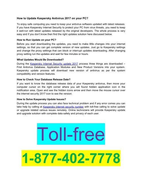 495x640 How To Update Kaspersky Antivirus On Your Pc