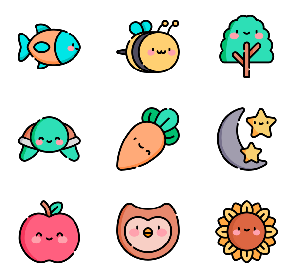 Kawaii Icon At Vectorified.com | Collection Of Kawaii Icon Free For ...