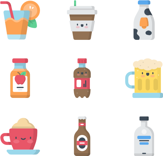 526x505 Hd Kawaii Drinks