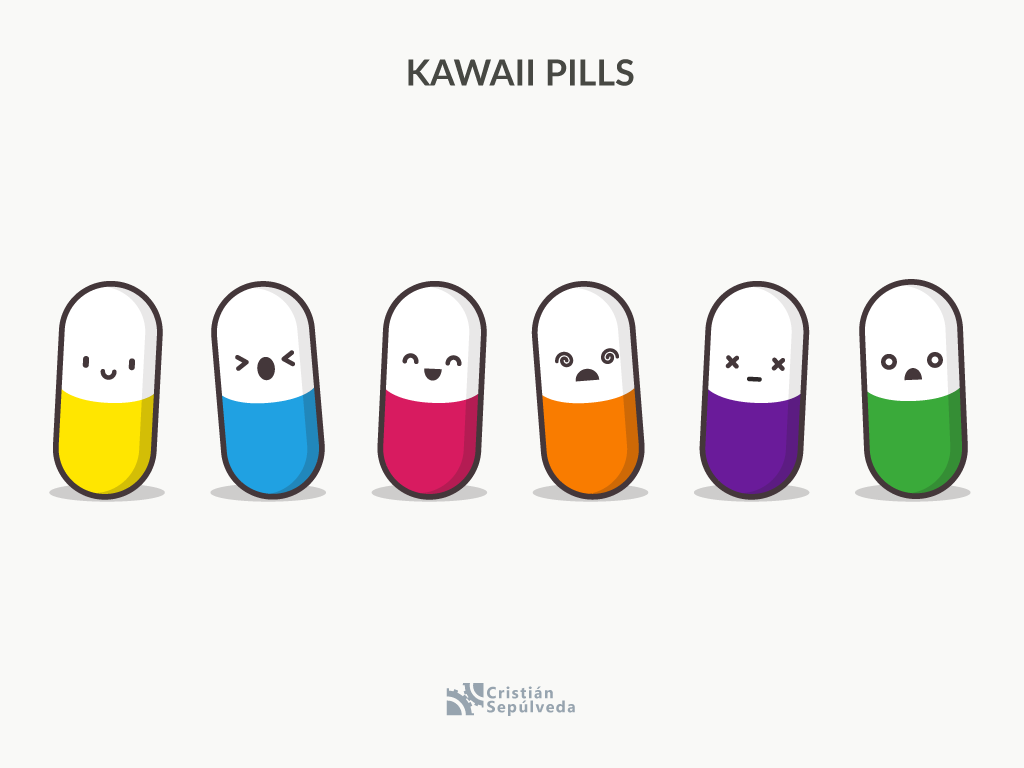 1024x768 Kawaii Pills