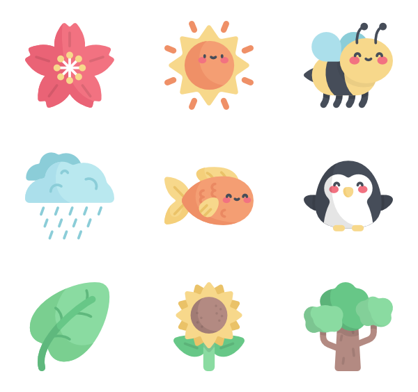 Kawaii Icon Pack at Vectorified.com | Collection of Kawaii Icon Pack ...