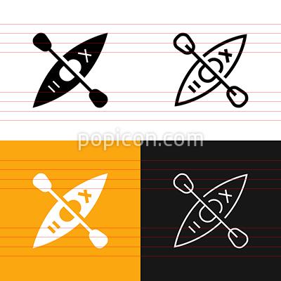400x400 Kayak Icon Set