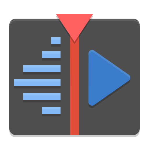 512x512 Kdenlive Icon Papirus Apps Iconset Papirus Development Team