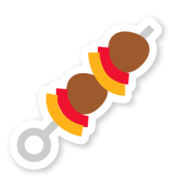 256x256 Kebab Icon Swarm App Sticker Iconset Sonya
