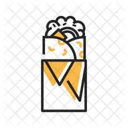 256x256 Kebab Icon Of Colored Outline Style