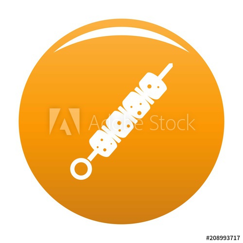 500x500 Shish Kebab Icon Simple Illustration Of Shish Kebab Vector Icon