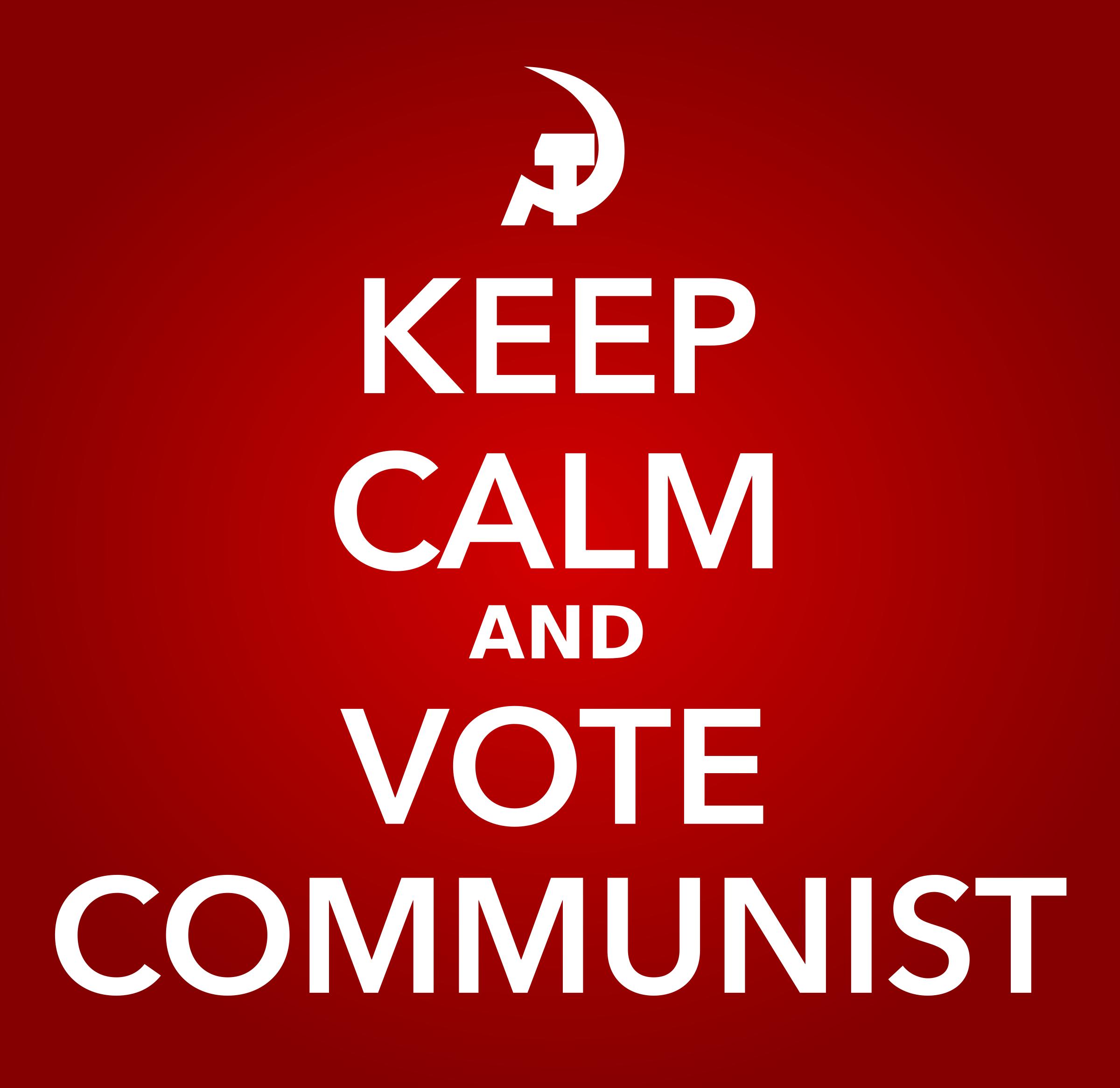 2400x2333 Keep Calm And Vote Communist Icons Png