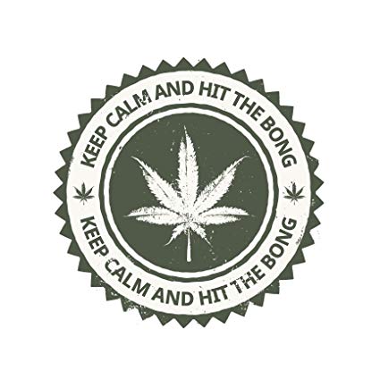 425x425 Keep Calm And Hit The Bong Marijuana Icon Logo Vinyl