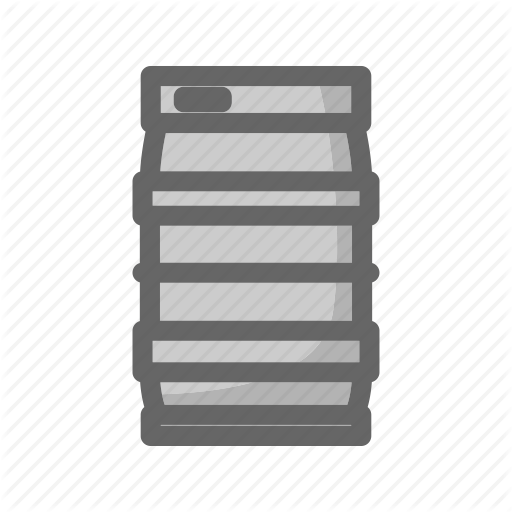 512x512 Alcohol, Beer, Beverage, Draft, Half Barrel, Keg, Steel Keg Icon