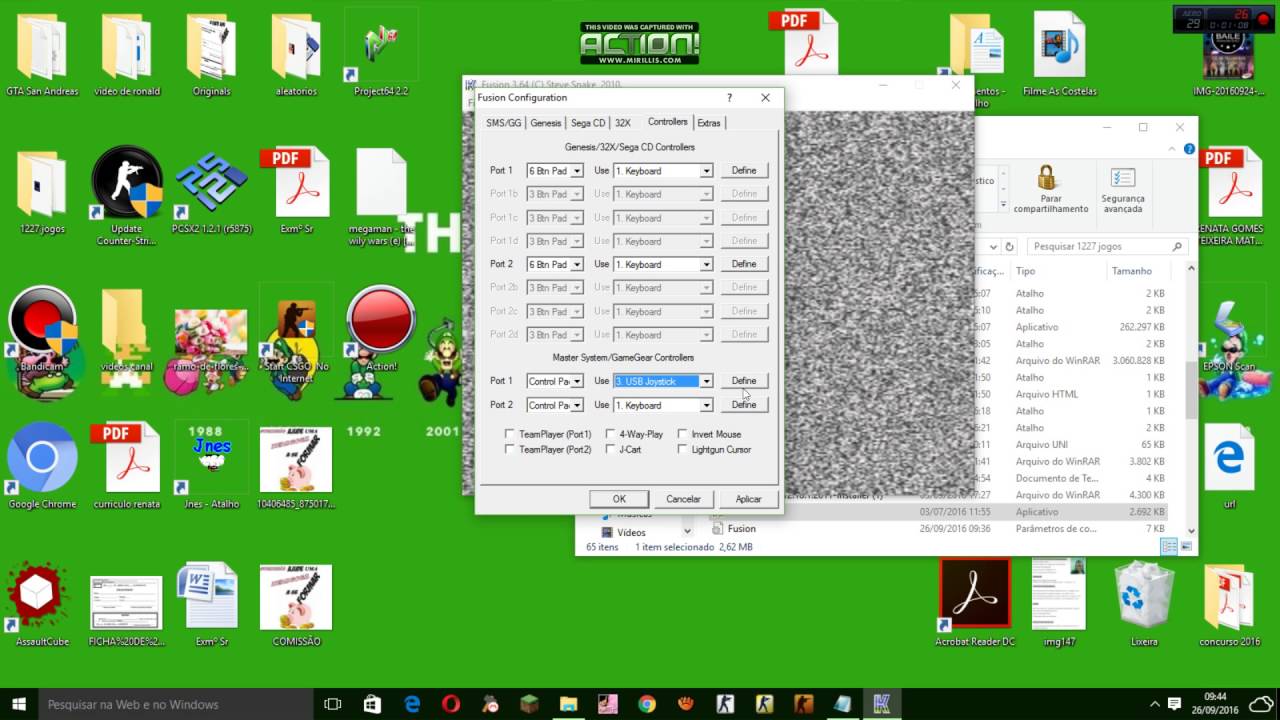 1280x720 Como Configurar Controle Usb No Kega Fusion