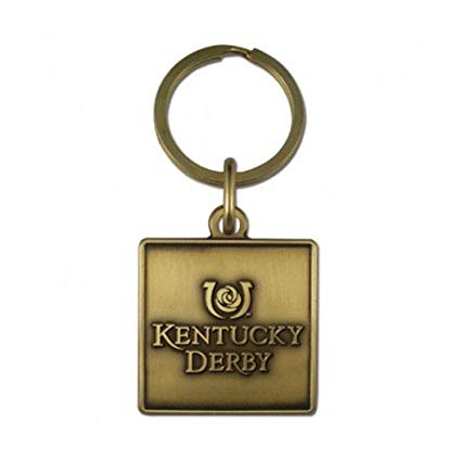 425x425 Indiana Metal Craft Kentucky Derby Icon Brass Key Tag