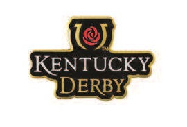 270x183 Kentucky Derby Icon Lapel Pin With Horseshoe And Rose