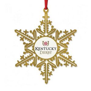 300x300 Kentucky Derby Icon Gold Snowflake Ornament Imc Retail Ebay