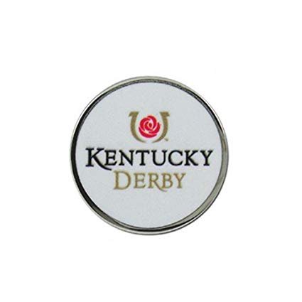 425x425 Kentucky Derby Icon Nickel Plated Rim Lapel Pin
