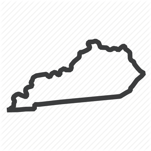 512x512 American, Kentucky, Location, Map, Navigation, State, United