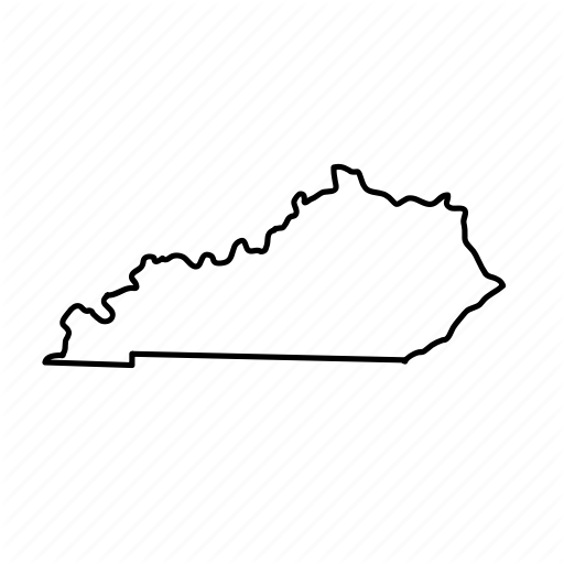 512x512 Geography, Kentucky, Map, State, Usa Icon