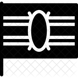 256x256 Kenya Flag Icon Of Glyph Style