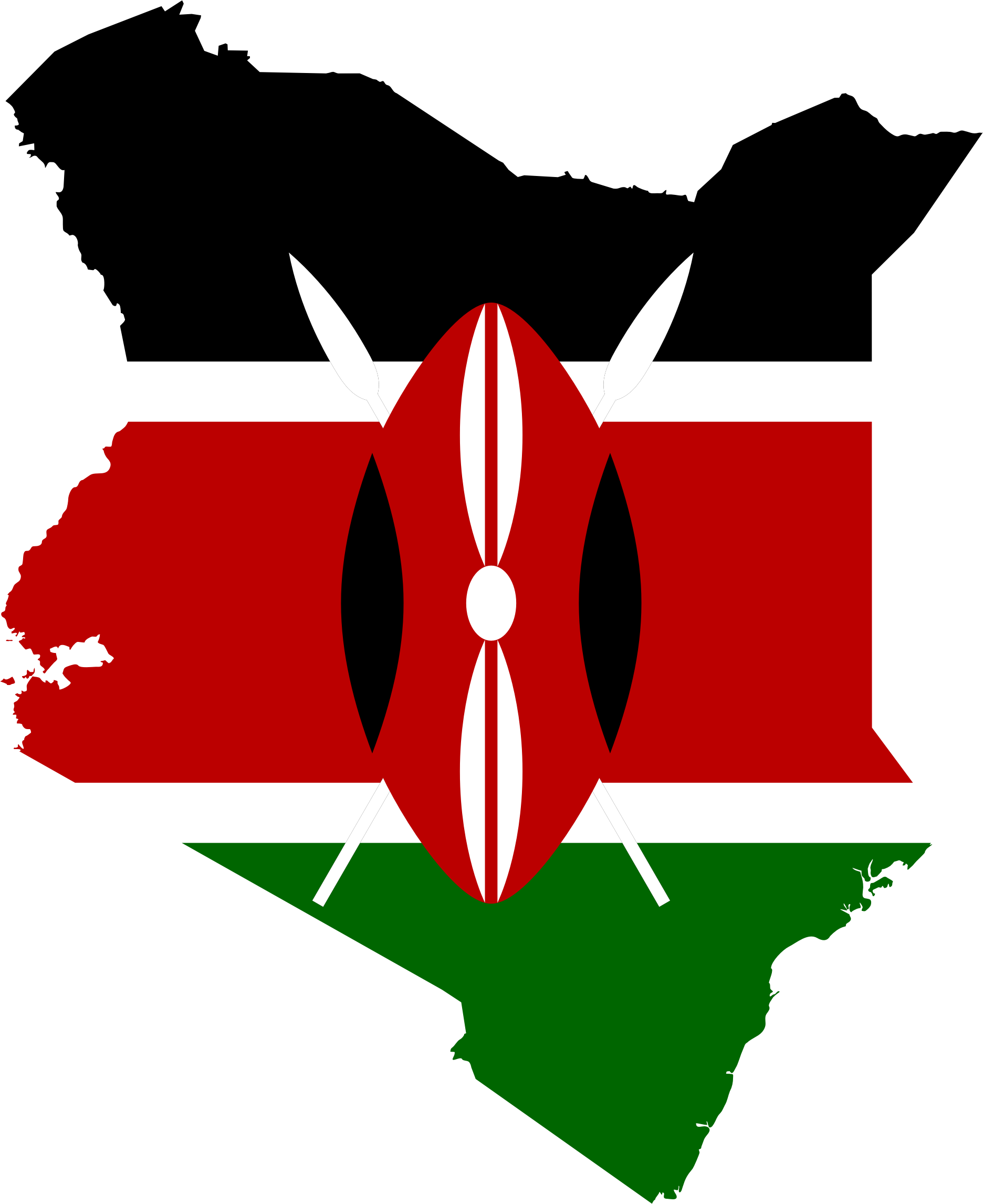 1872x2292 Kenya Flag Map Icons Png