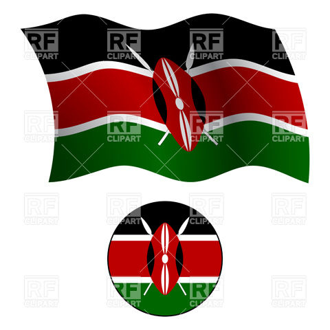 480x480 Kenya Flag And Icon Vector Image Of Signs, Symbols, Maps