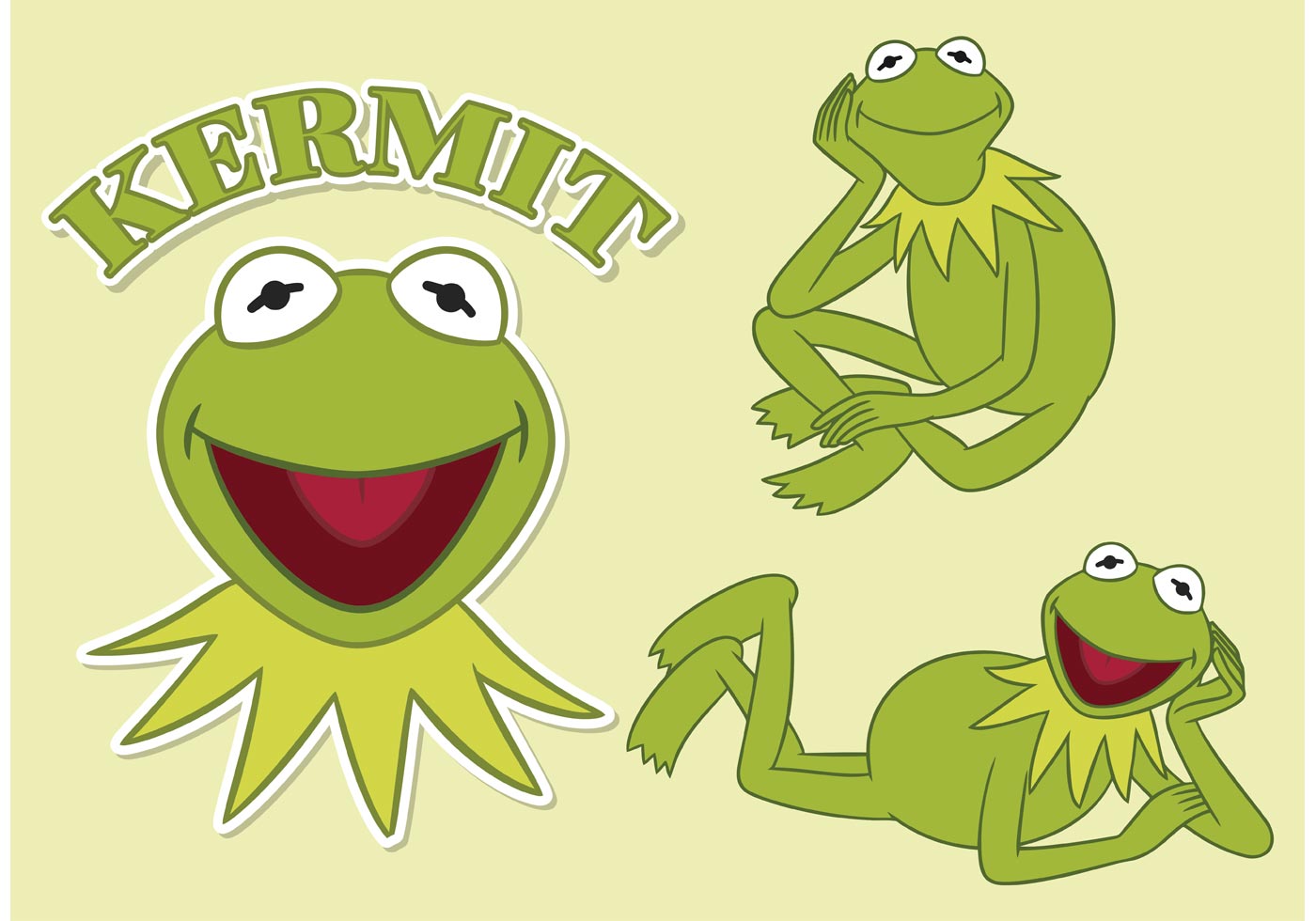 1400x980 Free Vector Kermit The Frog