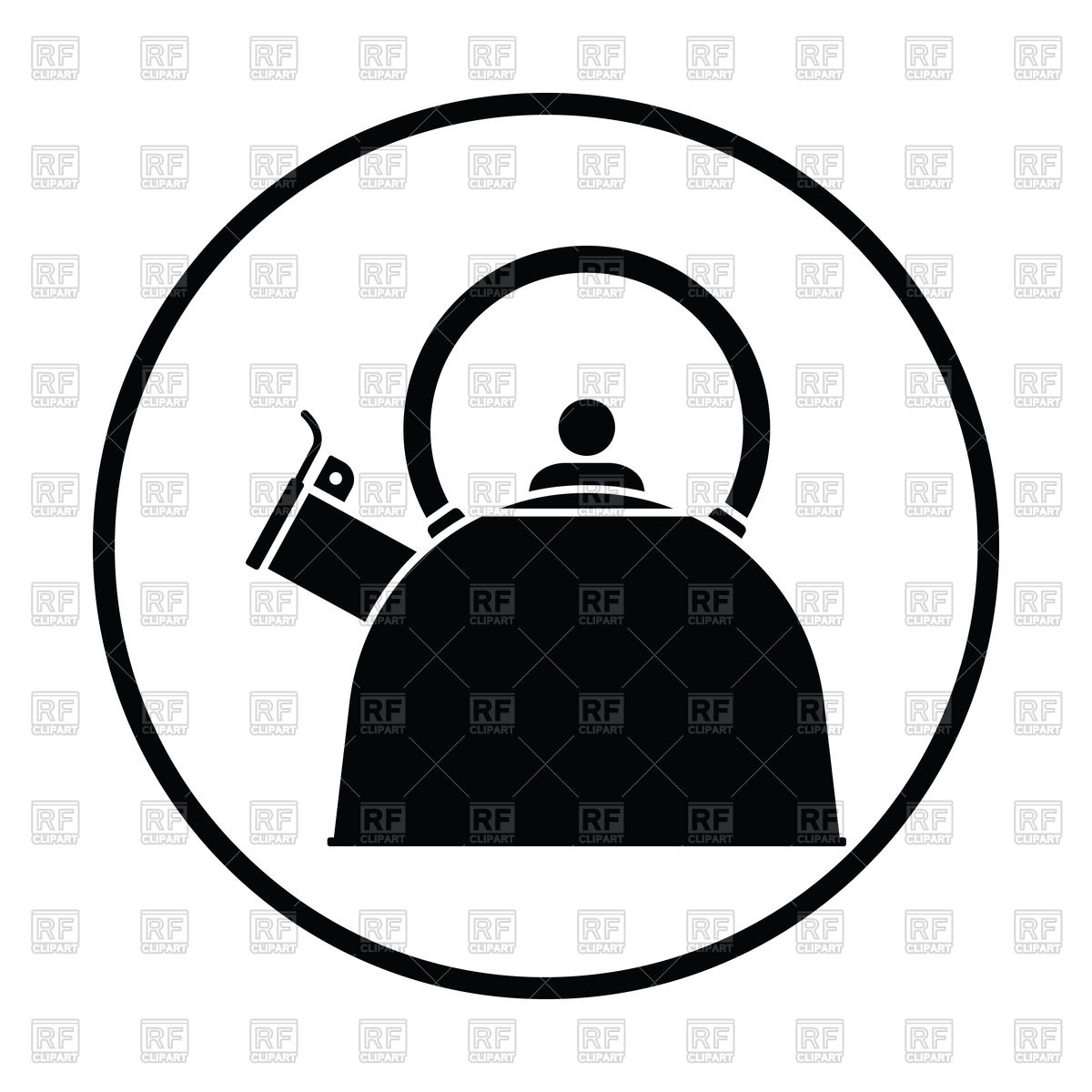 1200x1200 Kitchen Kettle Icon Vector Image Of Signs, Symbols, Maps Angelp