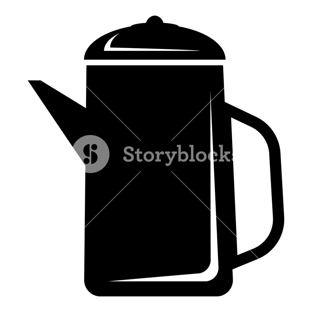 1000x1000 Metal Kettle Icon Simple Illustration Of Metal Kettle Vector Icon