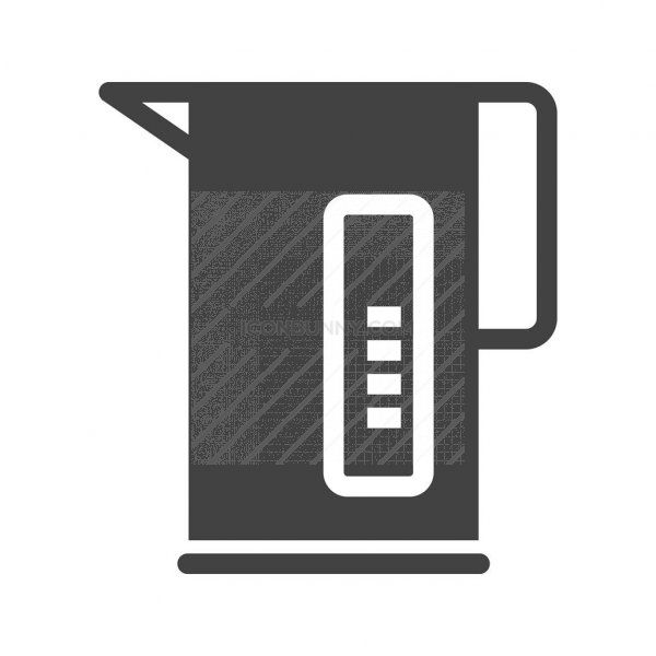 600x600 Electric Kettle Glyph Icon