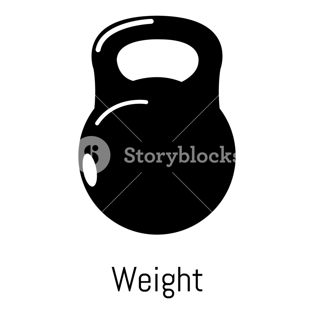 1000x1000 Kettlebell Icon Simple Illustration Of Kettlebell Vector Icon