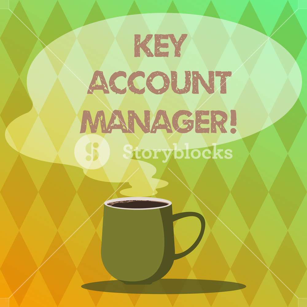 1000x1000 Handwriting Text Writing Key Account Manager Concept Meaning Full